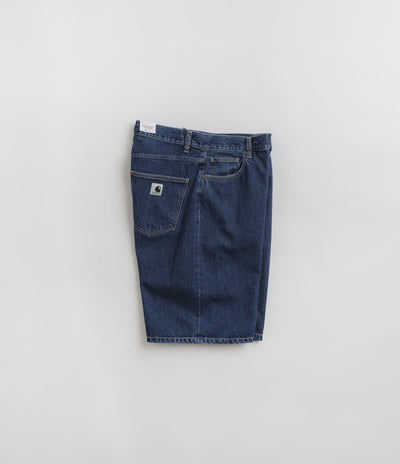 Carhartt Womens Brandon Shorts in Blue Stone Washed