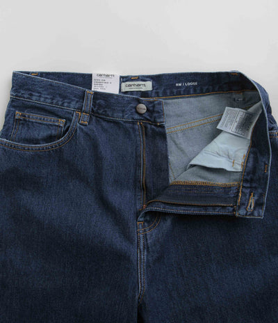 Carhartt Womens Brandon Shorts in Blue Stone Washed