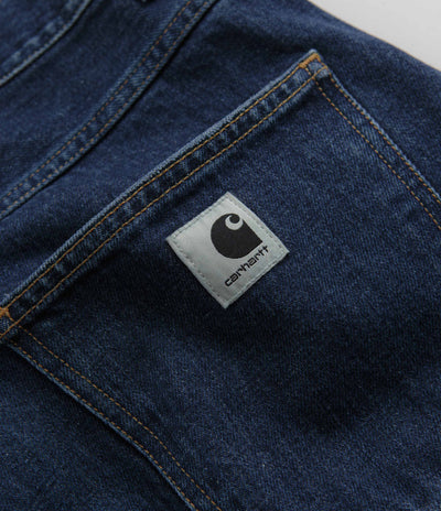 Carhartt Womens Brandon Shorts in Blue Stone Washed