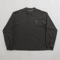 Carhartt Womens Nelson Long Sleeve T-Shirt in Charcoal thumbnail