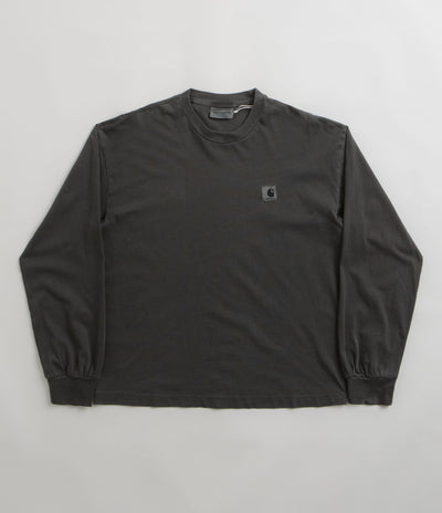 Carhartt Womens Nelson Long Sleeve T-Shirt in Charcoal