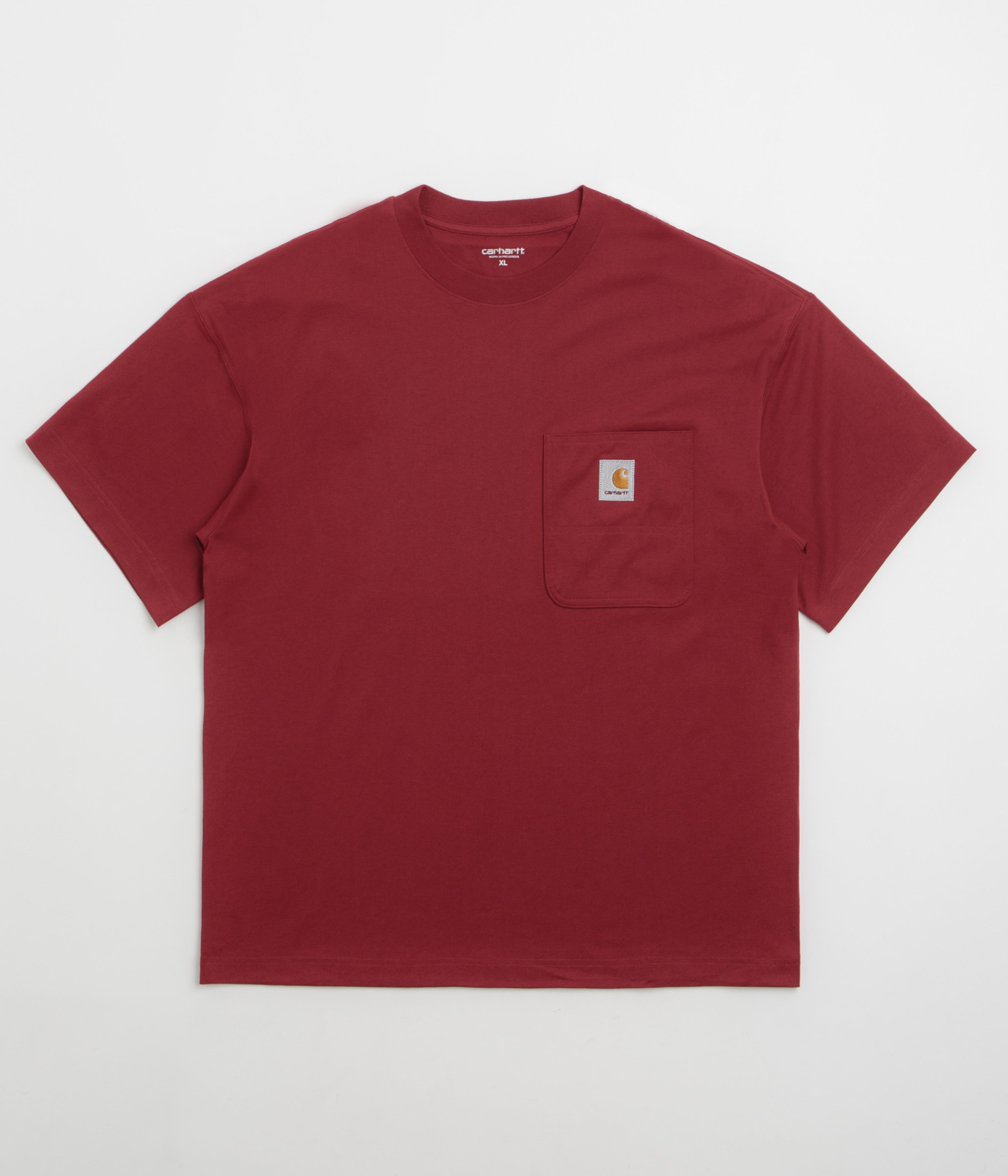 Carhartt Work Pocket T-Shirt in Scarlet