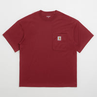 Carhartt Work Pocket T-Shirt in Scarlet thumbnail