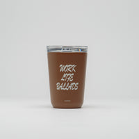 Carhartt x Kinto Work Varsity To Go Tumbler in Stainless Steel and Deep Hamilton Brown thumbnail