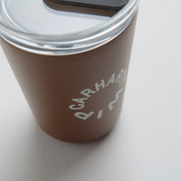 Carhartt x Kinto Work Varsity To Go Tumbler in Stainless Steel and Deep Hamilton Brown thumbnail