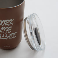Carhartt x Kinto Work Varsity To Go Tumbler in Stainless Steel and Deep Hamilton Brown thumbnail