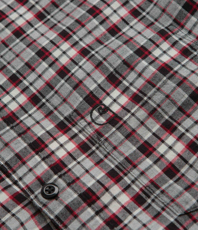 Carhartt Yuma Shirt Twill Flannel Shirt - Grey Heather