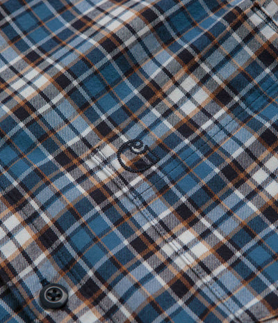 Carhartt Yuma Shirt Twill Flannel Shirt - Storm Blue