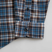 Carhartt Yuma Shirt Twill Flannel Shirt - Storm Blue thumbnail