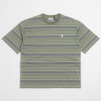 Carhartt Zane T-Shirt - Zane Stripe / Dollar Green thumbnail