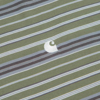 Carhartt Zane T-Shirt - Zane Stripe / Dollar Green thumbnail