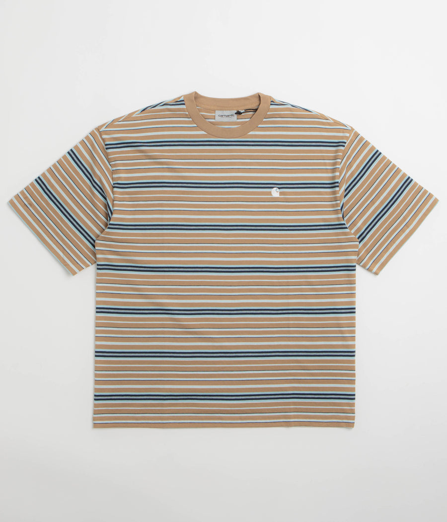 Carhartt Zane T-Shirt - Zane Stripe / Peanut