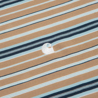 Carhartt Zane T-Shirt in Zane Stripe and Peanut thumbnail