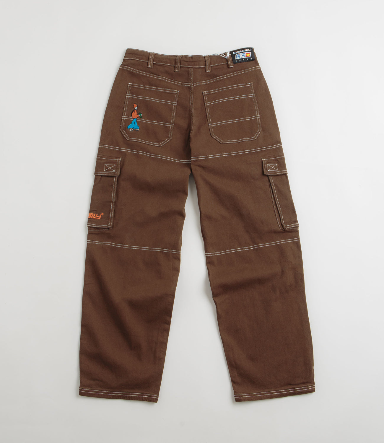 Cash Only Aleka Cargo Jeans - Brown | Flatspot