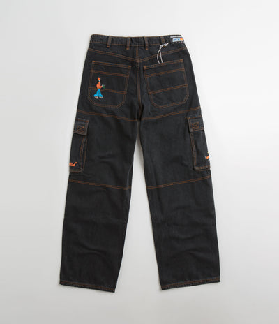 Cash Only Aleka Cargo Jeans - Faded Black