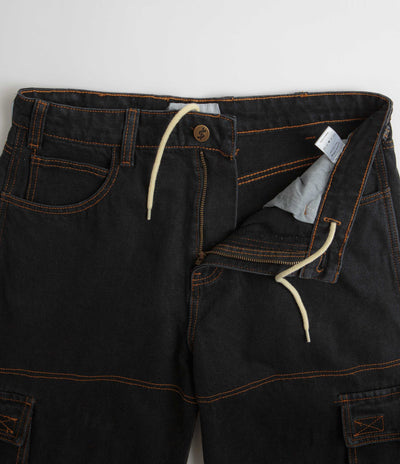 Cash Only Aleka Cargo Jeans - Faded Black