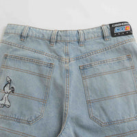 Cash Only Aleka Cargo Jeans - Light Wash thumbnail