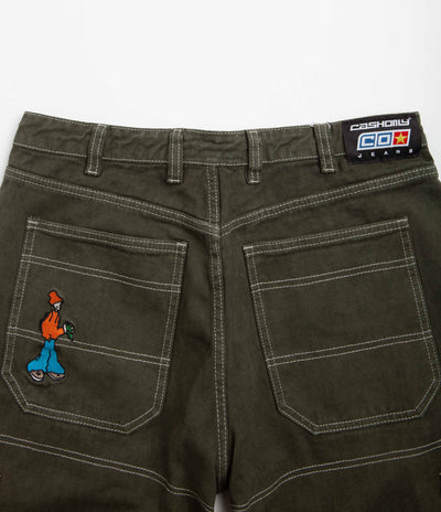 Cash Only Aleka Cargo Jeans - Washed Army