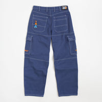 Cash Only Aleka Cargo Jeans - Washed Blue thumbnail