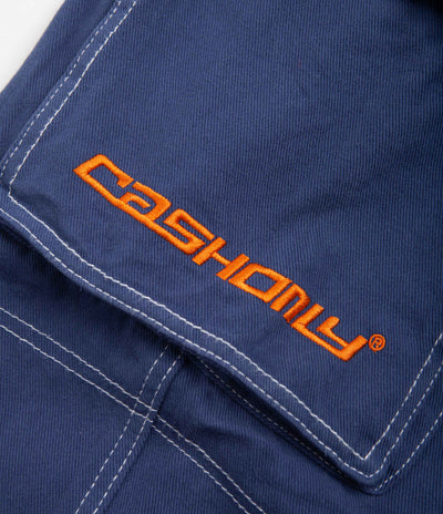 Cash Only Aleka Cargo Jeans - Washed Blue