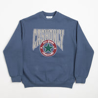 Cash Only All Star Applique Crewneck Sweatshirt in Slate thumbnail