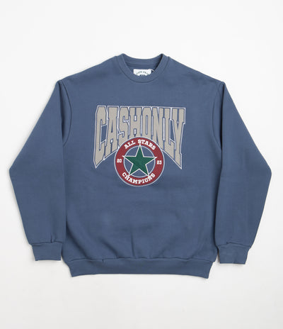 Cash Only All Star Applique Crewneck Sweatshirt - Slate