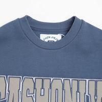 Cash Only All Star Applique Crewneck Sweatshirt in Slate thumbnail