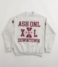 Cash Only Authority Crewneck Sweatshirt in Ash