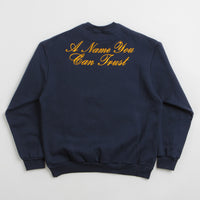 Cash Only Bank Crewneck Sweatshirt - Deep Navy thumbnail