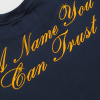 Cash Only Bank Crewneck Sweatshirt - Deep Navy thumbnail