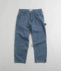 Cash Only Bone Jeans in Streaky Indigo