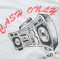 Cash Only Boombox T-Shirt - White thumbnail