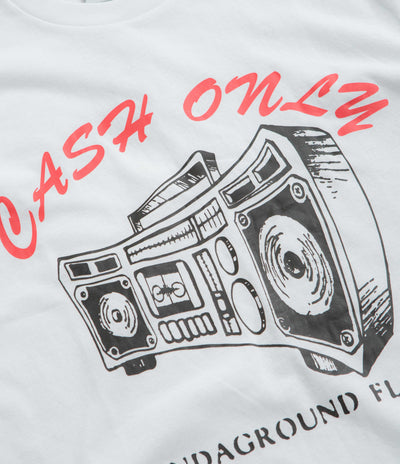 Cash Only Boombox T-Shirt - White