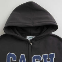 Cash Only Campus Zip-Thru Hoodie - Black / Blue thumbnail