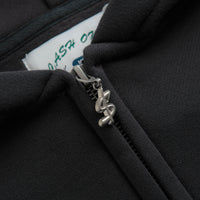 Cash Only Campus Zip-Thru Hoodie in Black and Blue thumbnail