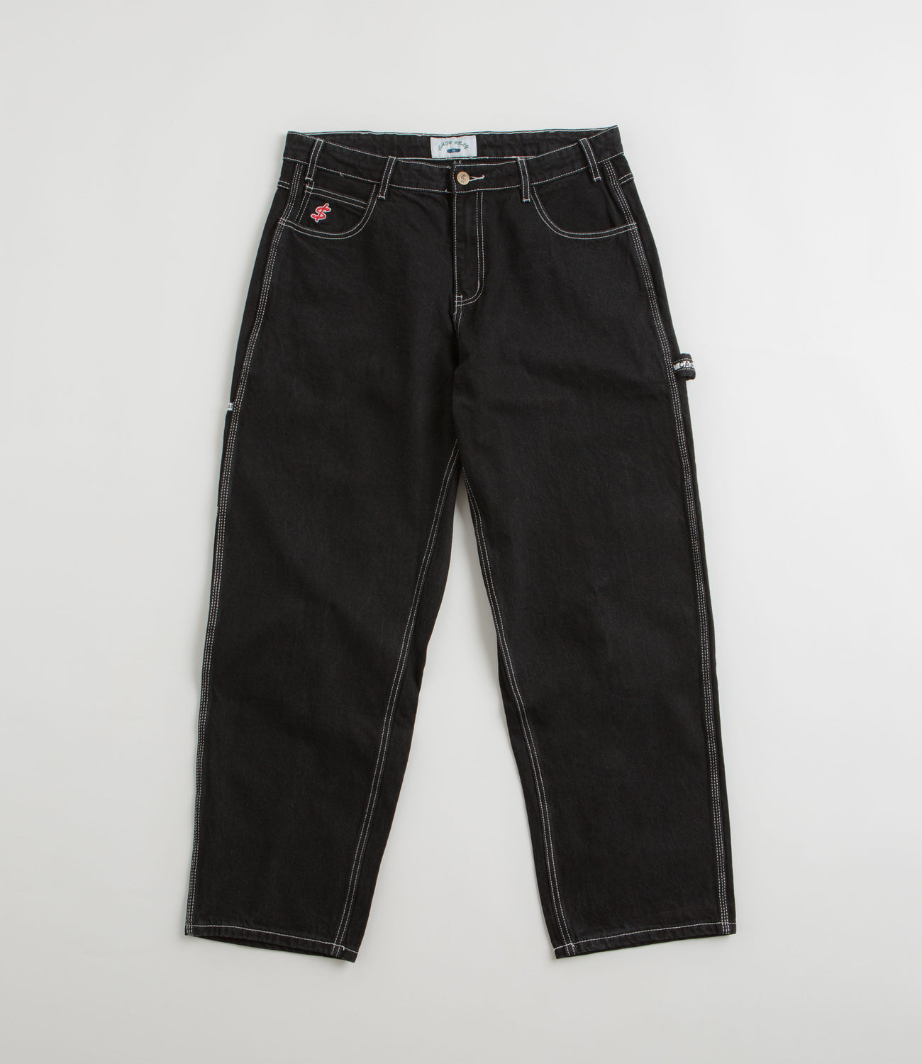 Cash Only Carpenter Baggy Jeans - Flat Black | Flatspot