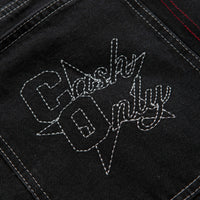 Cash Only Halftime Jeans - Distressed Black thumbnail