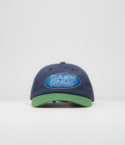 Cash Only Orb Cap in Navy and Green