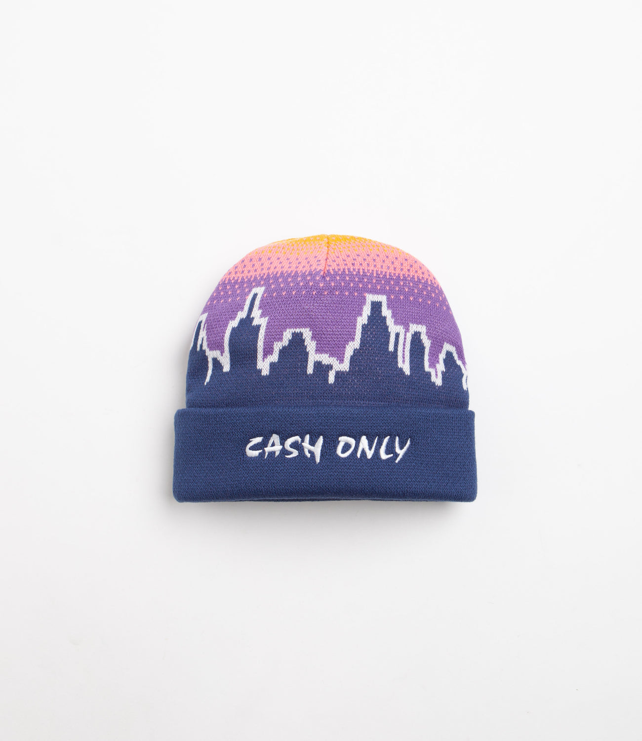 Csh Only Cash Only Skyline Beanie - Navy | flatspot