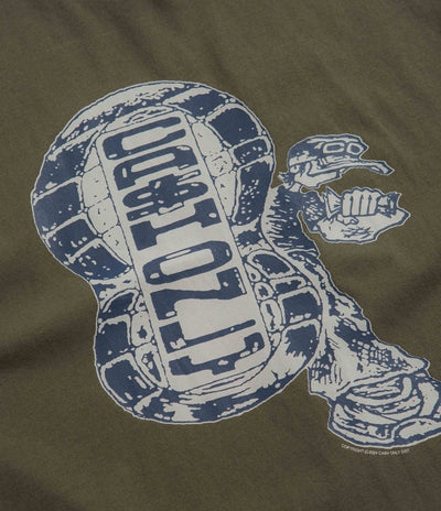 Cash Only Stomp T-Shirt in Army