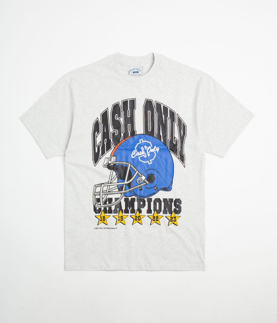 Cash Only Super Bowl T-Shirt - Ash Grey