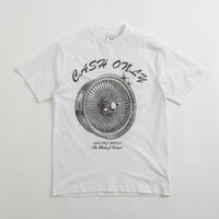 Cash Only Wheels T-Shirt in White thumbnail