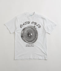 Cash Only Wheels T-Shirt in White