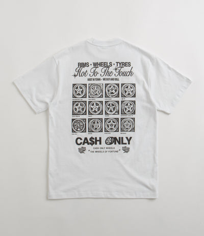 Cash Only Wheels T-Shirt in White