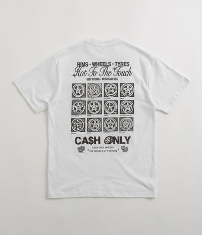 Cash Only Wheels T-Shirt - White