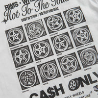 Cash Only Wheels T-Shirt in White thumbnail