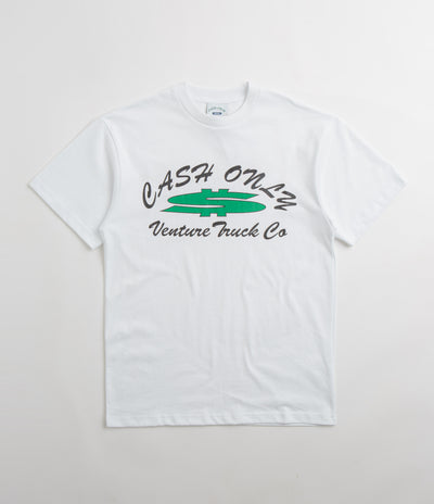 Cash Only x Venture Dollar Sign T-Shirt in White