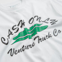 Cash Only x Venture Dollar Sign T-Shirt in White thumbnail