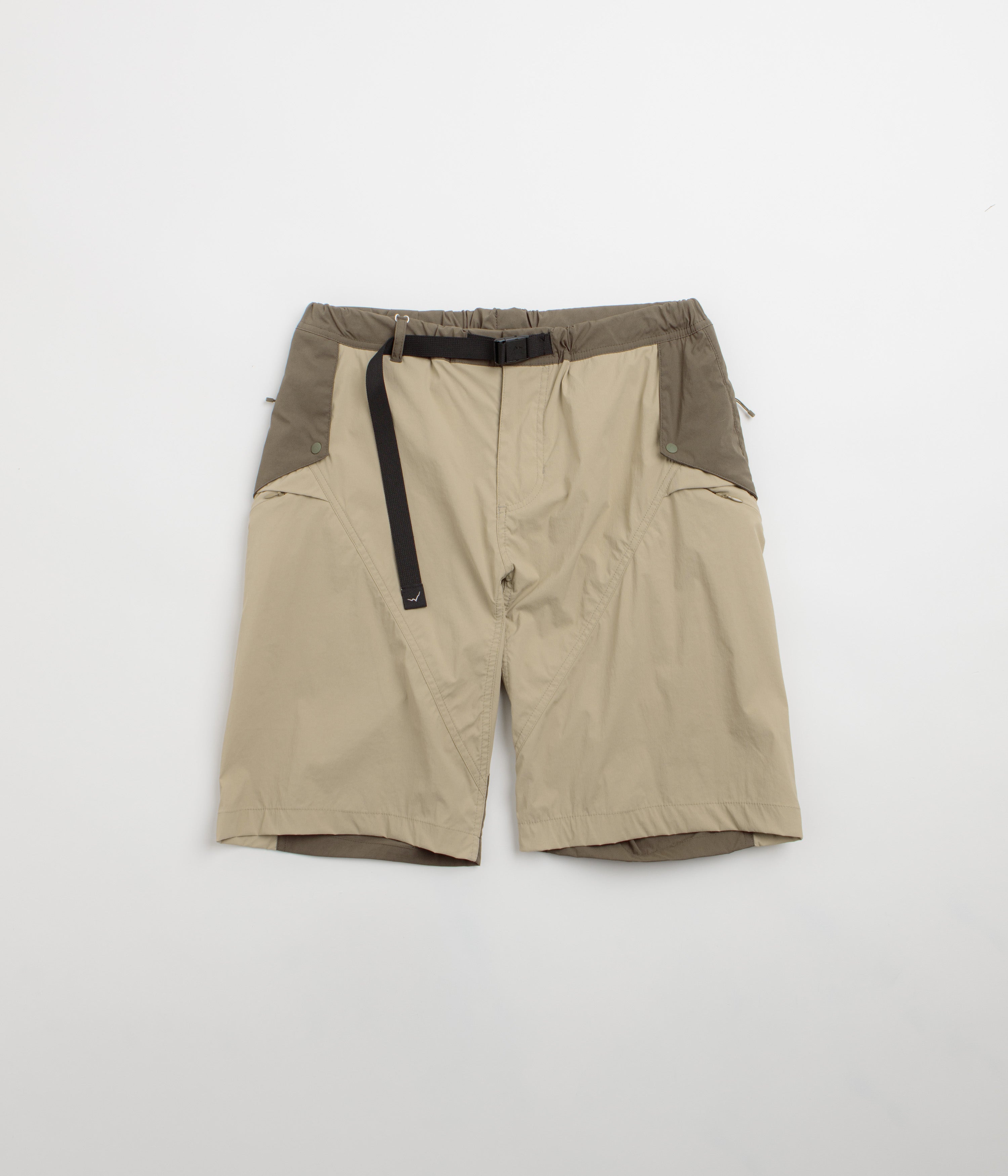 Cayl Bloc Shorts - Beige