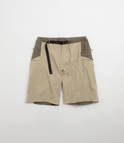 Cayl Bloc Shorts in Beige